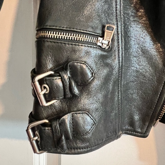 Céline by Phoebe Philo leather biker jacket, sz 36 - Picture 5 of 16